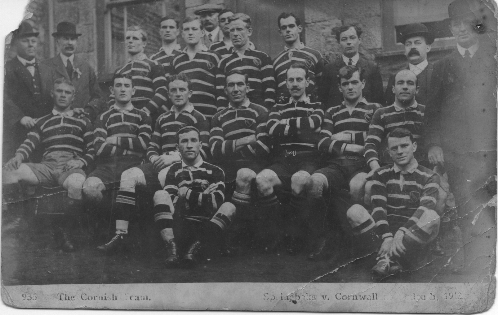 Historic picture of the Cornwall team of 1912 that played the Springboks